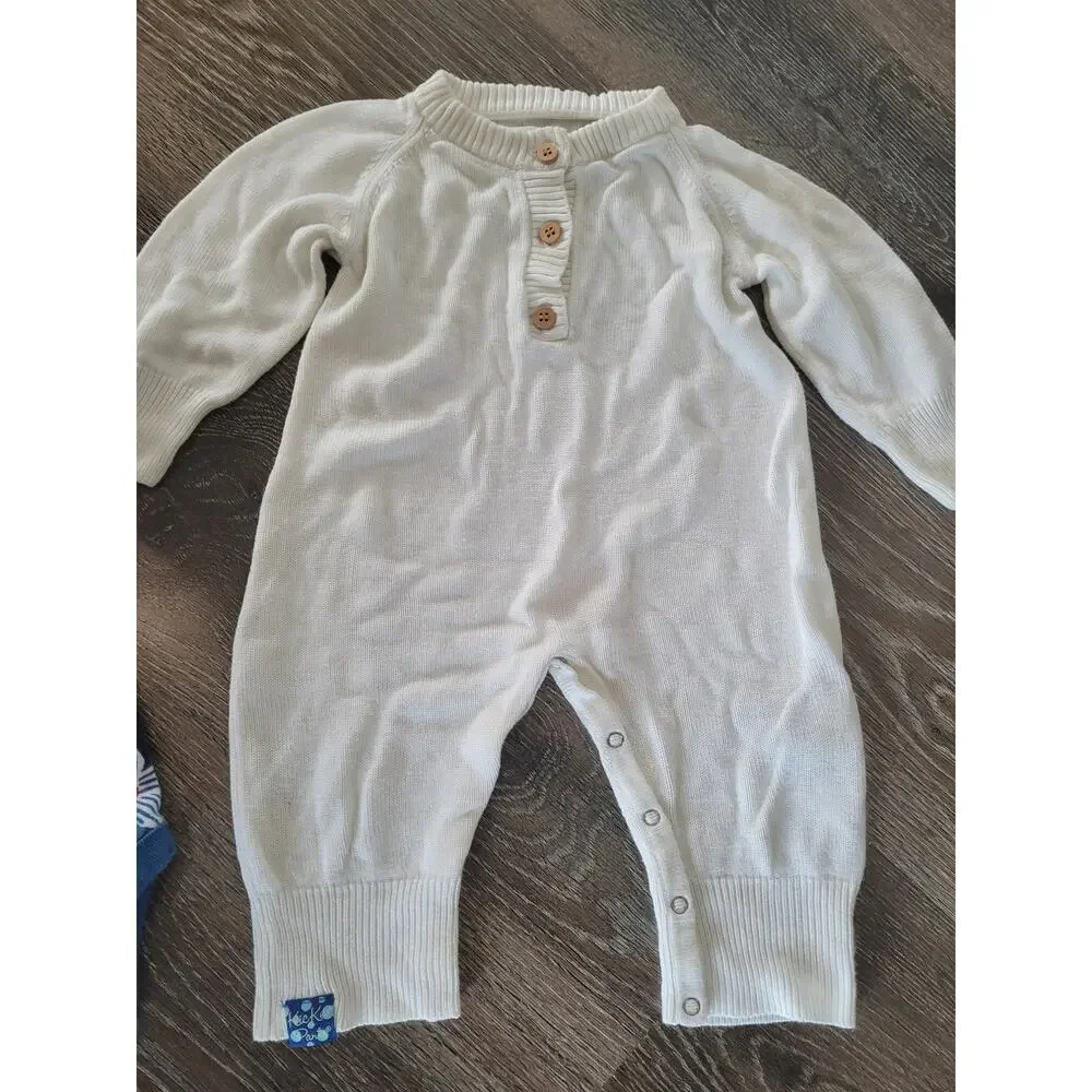 Kickee Pants Bamboo One Piece Romper Hanna Andersson‎ Top Flowers 3-6 months #7